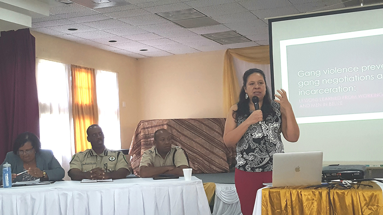 Marydelene Vazquez of Restore Belize